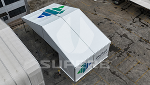 15x40 500 người ngoài trời tiệc cưới marquee lớn với <span class=keywords><strong>h</strong></span>ông rõ ràng cho sự kiện - Product Image 3