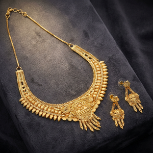 Collares de formación chapados en oro para ocasiones especiales y joyería de boda tradicional para mujer Cobre y Latón chapado en oro laminado - Product Image 3
