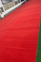 Tapis de couloir réversible en polypropylène épais rouge antidérapant 2026 pour événements extérieurs, mariages, églises ou événements commerciaux - Résistant aux taches