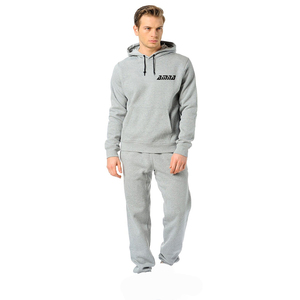 Survêtements en polaire d'entraînement Tenue de sport de couleur grise et noire à vendre - Product Image 3