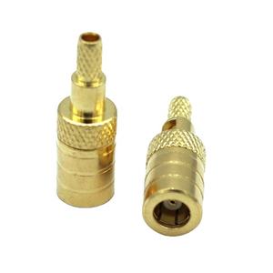 Rf कनेक्टर सीधे <span class=keywords><strong>smb</strong></span> जैक महिला क्रिंप के लिए rg316 rg174 केबल कनेक्टर - Product Image 1