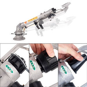 Pistola de Riego con Brazo Oscilante Turbo de 50 Flanges, Alcance de Rociado Largo, <span class=keywords><strong>Aspersor</strong></span> para Jardín, Campos Agrícolas, Riego Agrícola - Product Image 4