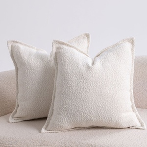 Nordic Luxury Farmhouse Square Throw Pillow Covers Decorative Cushion <strong>Bedding</strong> Home Decor Removable Washable - Product Image 1