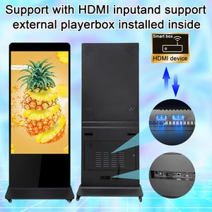 Soporte de suelo para señalización digital y pantallas Android WIFI IPS pantalla táctil quiosco interior FHD LCD reproductores de pantalla de publicidad inteligente - Product Image 5