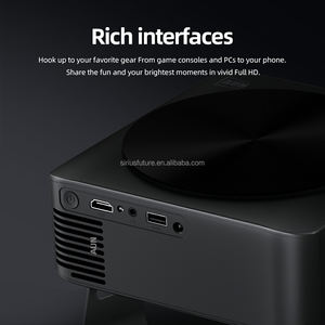 Projecteur Android Full HD 4K Natif 1080P, Jeu IA 3D Portable MINI, Haut-parleur HIFI Netflix, Correction automatique de la distorsion trapézoïdale, Vidéoprojecteur ODM A005 - Product Image 4