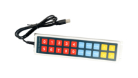 Teclado de Barra Táctil Personalizable OEM/ODM de Fábrica Directa con 20 Teclas KDS Bumpbar para Sistemas de Visualización de Cocina