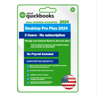 QuickBooks Desktop Pro Plus 2024 |   3 utilisateurs |   Version américaine |   Pas de paie pour la victoire