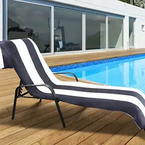 Классический чехол для кресла с принтом на заказ, полотенце из хлопка премиум-класса, большого размера, полосатая Подушка, пляжное полотенце, круглое полотенце