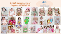 Poupées bébé nouveau-né réalistes de 6 pouces avec corps complet en silicone souple et solide pour les filles-Mini jouet en peluche réaliste Reborn
