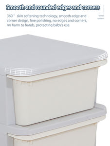 Étagère à jouets en plastique pour enfants <span class=keywords><strong>de</strong></span> haute qualité Armoire à vêtements pour bébé avec supports <span class=keywords><strong>de</strong></span> <span class=keywords><strong>rangement</strong></span> Étagères pour salon - Product Image 3