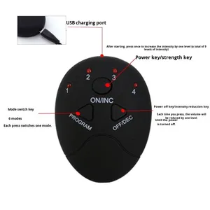 Masajeador Corporal TENS Recargable de ABS con Tecnología de Electroimpulsos para Masaje Muscular, Fitness, Adelgazamiento y Ejercicio Corporal - Product Image 6