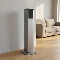 Humidificateur d'air ultrasonique à brume chaude électrique de 13 litres avec stérilisation, certifié CE, faible bruit <36 dB, garantie 1 an