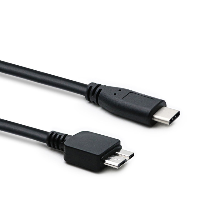 Type c C-USB to Micro B 3.0 Otg Mobile Hard Disk Data Cable Cord 30cm