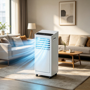 Climatiseur portable d'intérieur 5000 Btu pour la maison avec télécommande, pour chambre à coucher, salon, climatiseur mobile Ky-5a003a 5000 Btu - Product Image 1