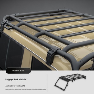 Kit de module de porte-bagages en alliage d'aluminium URNIETA pour <span class=keywords><strong>OLIVER</strong></span> pour Land Cruiser, plateforme de toit tout-terrain à faible bruit de vent - Product Image 3