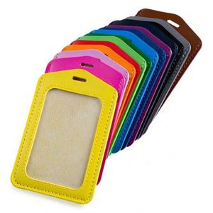 Hot Sale Versatile Stylish Faux Leather PU Business <b>Card</b> <b>Holder</b> for School Bus or ID Badges - Product Image 4