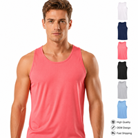 Canotta Unisex Personalizzata OEM con Logo Stampato, Asciugatura Rapida, Traspirante, Alta Qualità, Leggera per Allenamento e Corsa