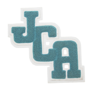 Personalisiertes Design Maßgefertigte Chenille-Stickerei Buchstaben-Patches Großhandel Kundenspezifische Umweltfreundliche Pantone Werbe-Aufnäher - Product Image 5