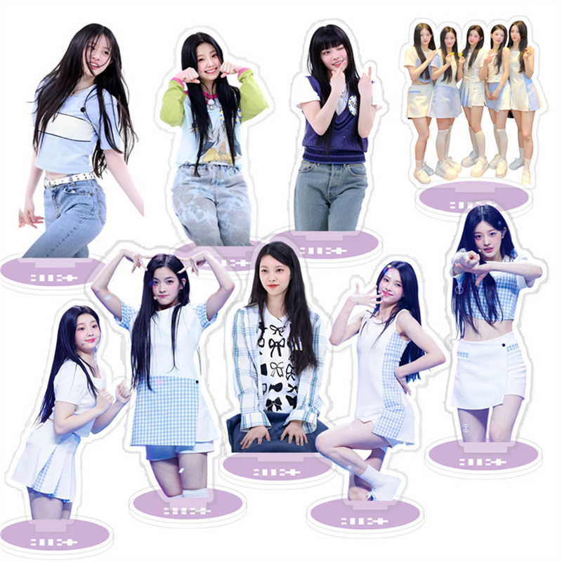 Kpop ILLIT スタンディングボード 10CM イロハ ミンジュ モカ 両面印刷