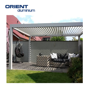 <span class=keywords><strong>Pergola</strong></span> de terrasse réglable de haute qualité, modèle rétractable, en aluminium, jardin, métal - Product Image 6