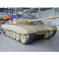 Avion char gonflable et voiture appât missile camouflage désert char gonflable panzer gonflable