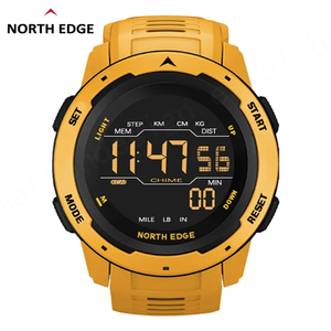 Reloj digital NORTH EDGE para hombre y mujer, reloj deportivo de doble tiempo para correr, podómetro, cuenta regresiva, alarma Digital resistente al agua, reloj militar - Product Image 1