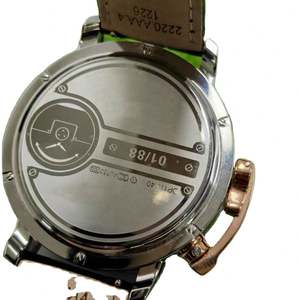 Reloj Mecánico Automático para Hombre Jacob Co con Caja de Acero y Correa de Cuero Genuino, Esfera Musical Opera Godfather, Movimiento 87135 - Product Image 4