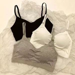 Sujetador deportivo de una pieza, sin tirantes, con efecto push-up y sin aros, estilo coreano, para mujer. - Product Image 5
