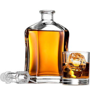 כיתה מעולה משקאות חריפים זכוכית בהתאמה אישית ליקר אלכוהול בקבוק יין אדום - Product Image 5