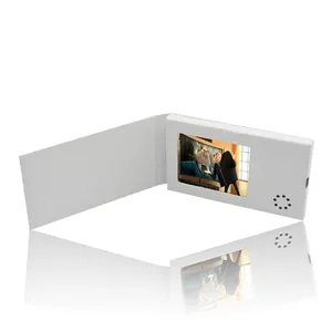 Carte de visite vierge avec écran LCD, 10 pièces, carte de vœux professionnelle pour lecteur vidéo 2.4 pouces