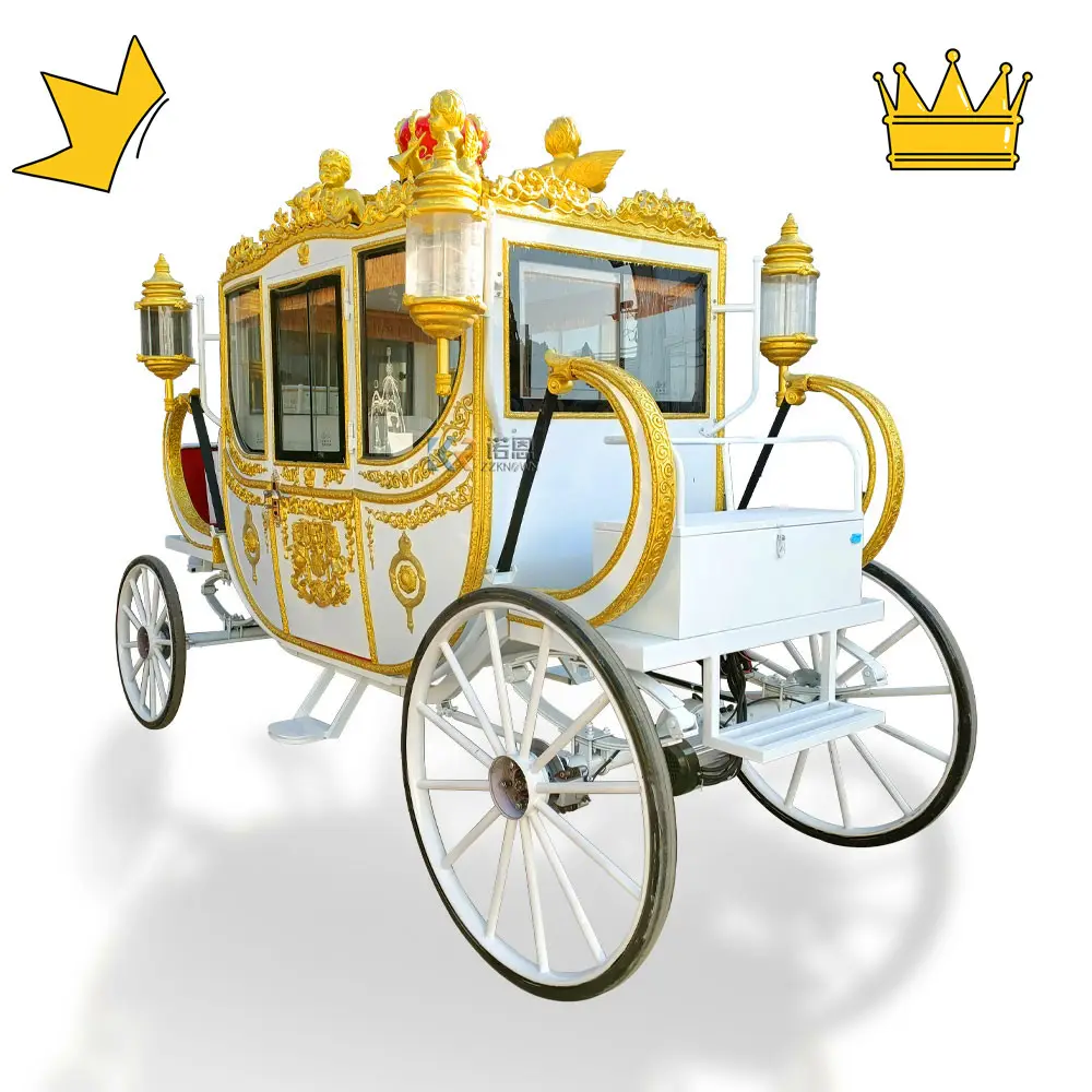 2024 ओम शाही घोड़ा तैयार कैरिज ग्रीष्मकालीन विटोरिया शास्त्रीय रिक्शा रेट्रो हॉर्स कार्ट बिक्री के लिए