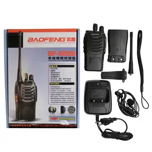 Baofeng Bf-888s portable longue portée extérieur Interphone sans fil Radio bidirectionnelle talkie-walkie 400-470MHZ Uhf talkie-walkie noir