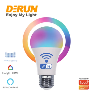 9 wát wifi thông minh ánh sáng bóng đèn <span class=keywords><strong>E27</strong></span> LED RGB đèn Alexa Google nhà thông minh điều khiển RGB Dimmable A60 B22 9 wát LED <span class=keywords><strong>bluetooth</strong></span> ánh sáng bóng đèn - Product Image 3