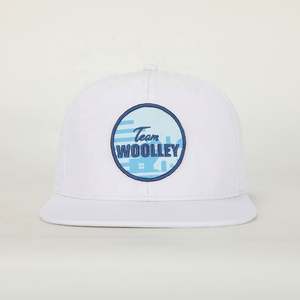 Wholesale Custom Embroidery Patch Logo High Quality 6 Panel <b>Flat</b> Brim <b>Hat</b> White Polyester Gorras Laser Cut Hole Snapback <b>Cap</b> - Product Image 2