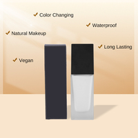 Fond de teint liquide visage hydratant couverture complète étanche longue durée maquillage fond de teint changeant de couleur