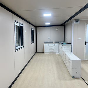 Casa Prefabricada Móvil de Lujo, Completamente Amueblada, Plegable, de Construcción Rápida, Expandible, Tipo Invernadero, con Techo Triangular Gris - Product Image 3