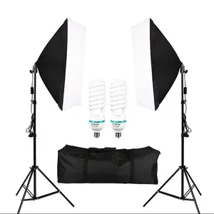 Takenoken-Kit de iluminación Softbox para estudio fotográfico, accesorios de 50x70cm para fotografía con lámparas de ahorro de energía de 20x28 pulgadas, Equipo de Estudio