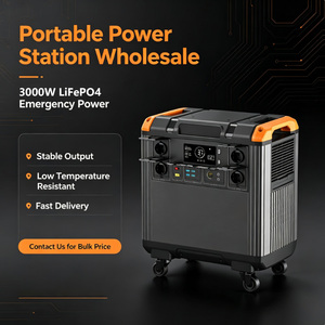 Station d'alimentation portable LiFePO4 3000W - Décharge à basse température (-40°C) - Alimentation de secours d'urgence pour coupures de courant domestiques et pompes à chaleur - Product Image 4