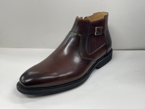 Botas de Tobillo para Hombre de Cuero Vacuno Genuino Hechas a Mano, Delicadas y Personalizadas, Botas de Vestir Formales de Lujo Hechas a Mano para Negocios, Bodas y Oficina - Product Image 1