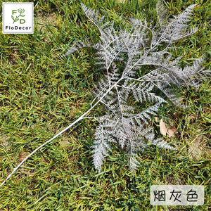 人工シダはイベントの結婚式の装飾のためのカラフルなレッドゴールドシルバーピンクホワイトを残します - Product Image 6