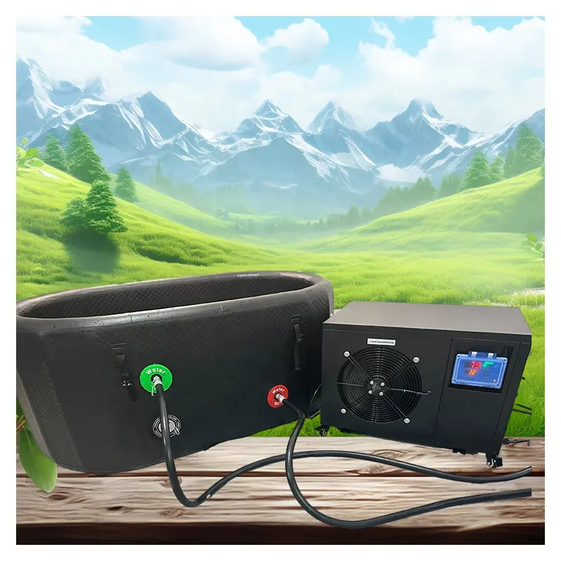 1hp ice bath cold plunge with wifi water chiller for outdoor cold plunge chiller tub water cooler