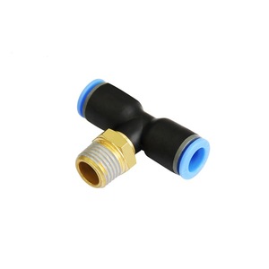 ข้อต่อทีแบบเกลียว Misumi Fittings Ngfhj สำหรับชิ้นส่วนนิวแมติก - Product Image 2