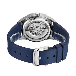 Premium 316L Stainless Steel Mechanical Wristwatch with Sapphire Crystal Dial & Fluororubber Strap for <b>Men</b> - Product Image 2
