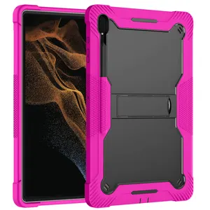 Fabriek Prijs Tablet Covers Silicone Cover Case Met Pen Houder Tablet Toetsenbord Voor Samsung Tab S8 Ultra X900/X906