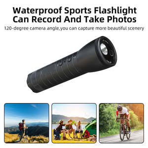 Cámaras Grabadoras para Casco, Grabadora con Linterna Impermeable para Exteriores, Cámara Deportiva HD 1080P para Motocicleta y Ciclismo, para Camping - Product Image 3