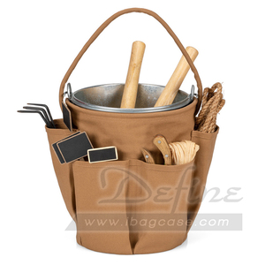 Trung Quốc Nhà Sản Xuất Tùy Chỉnh Xách Tay Ngoài Trời Làm Vườn Tool Kit Túi Công Cụ Làm Vườn Tote - Product Image 4