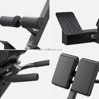 Banc de musculation réglable Zoshine pour entraînement à domicile, chaise romaine pour extensions dorsales, équipement de fitness sécurisé