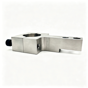 Custom CNC Machined Aluminum Clamp Bracket for <strong>Barber</strong> Chair Adjustment Rod Fixing and Mechanical Components - Product Image 6