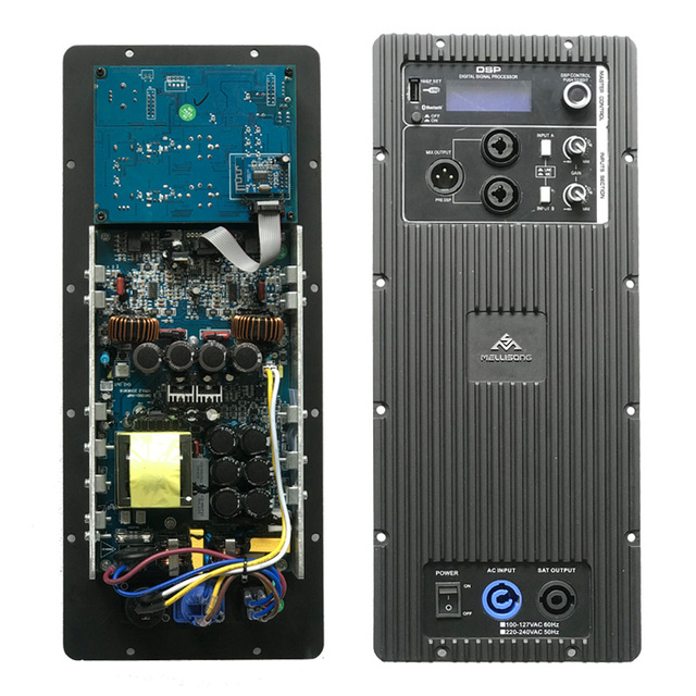 Mellisong Group Professional Customizable 1000 Watts Digital DSP Class D Board Power Active Speaker Amplifier Module