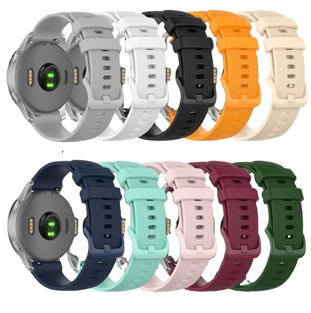 Universal Silicone Watch Strap Bands for Samsung for Galaxy Watch 22mm 18mm 20mm Smart Watch Bands